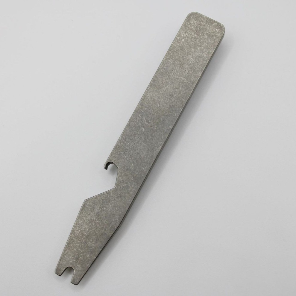 Minimalist TC4 Titanium alloy Pry Bar – with Bottle Opener Multi Tool Back clip