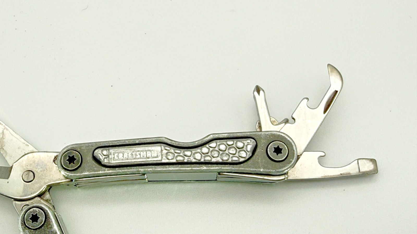 Craftsman Compact Multi-Tool Pliers Knife File Scissors Screwdrivers – Used