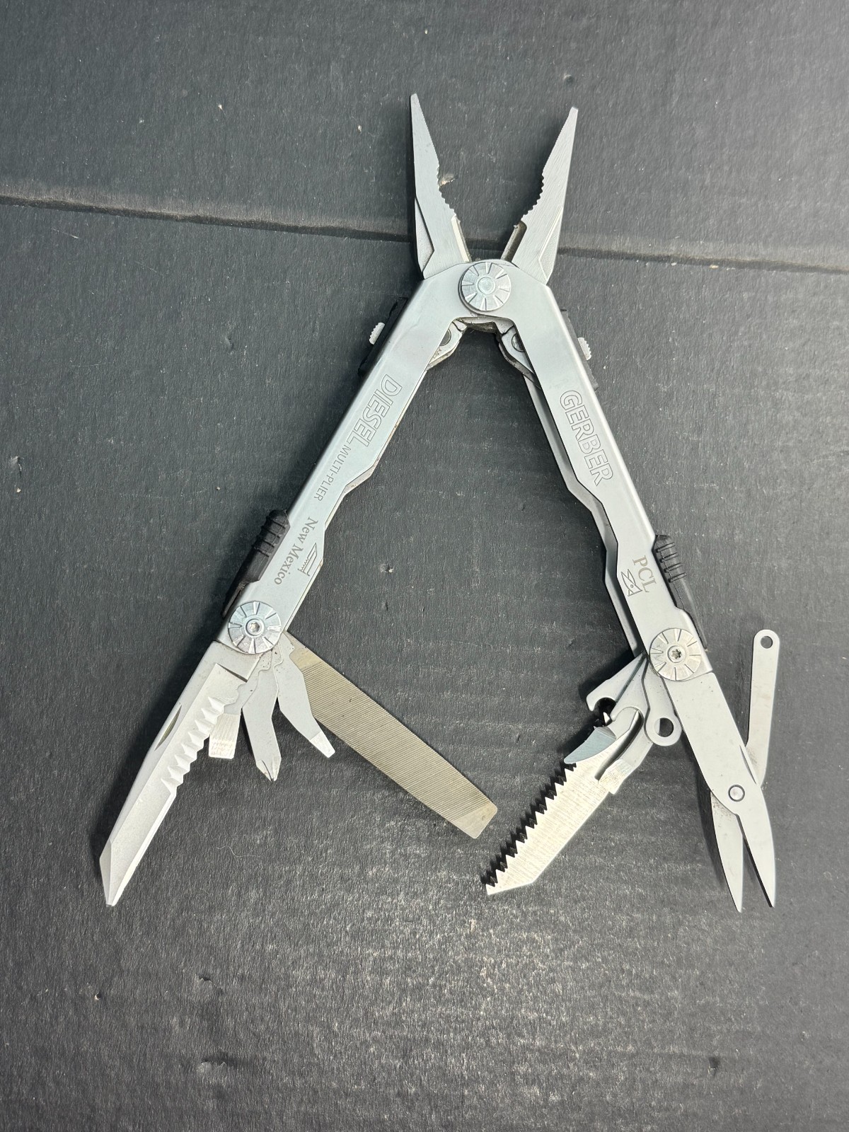 Gerber Diesel Multi Plier Multi-Tool Stainless Screwdriver Scissors Knife