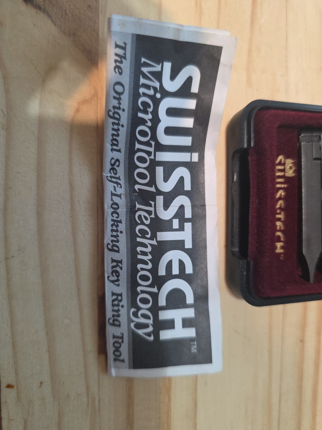 Swiss-Tech Micro Tool Tech The Original Self-Locking Key Ring Tool