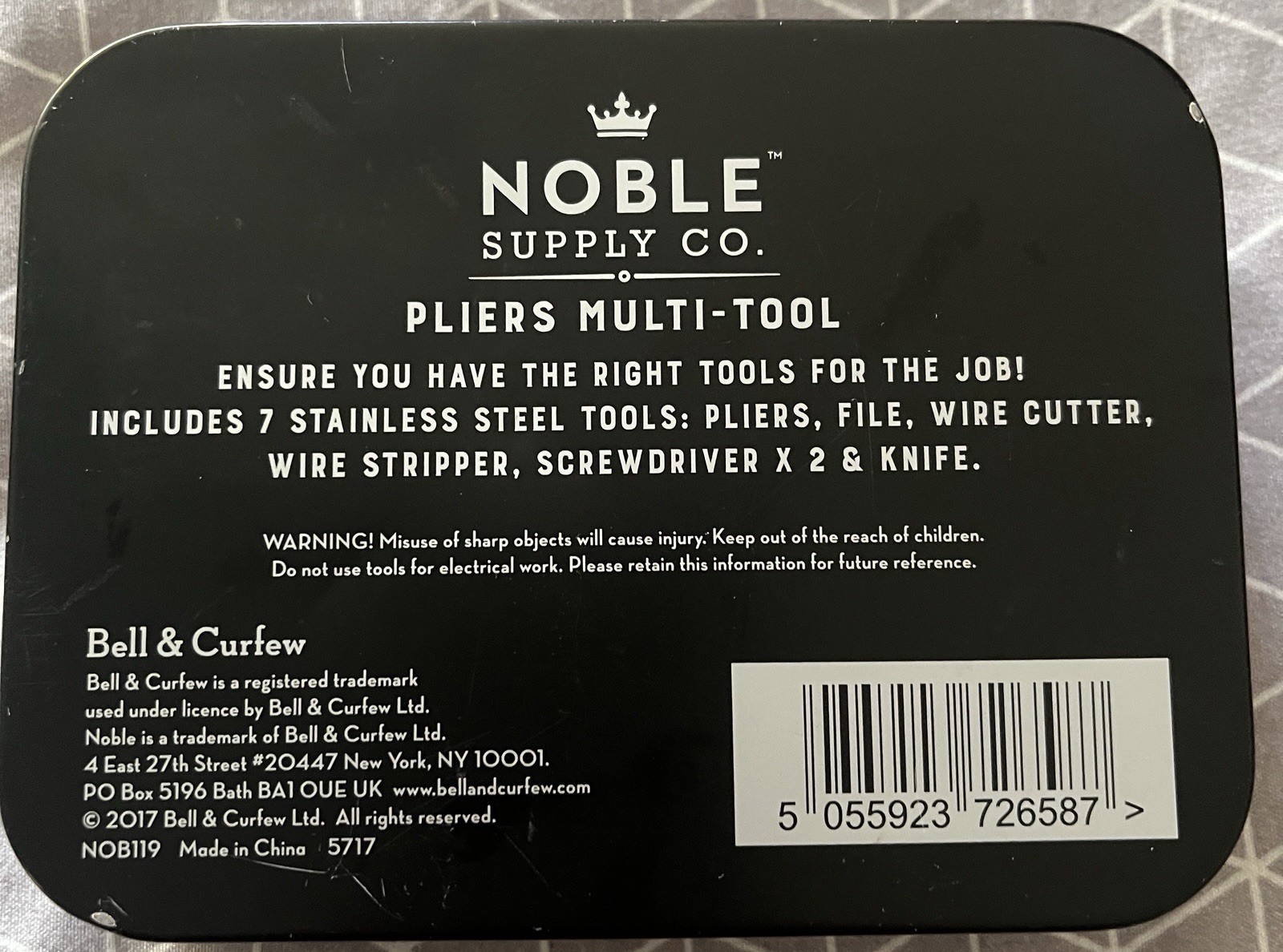 Multi-Tool Pliers Combo Keychain – 7 Stainless Steel Tools Noble Supply Co.