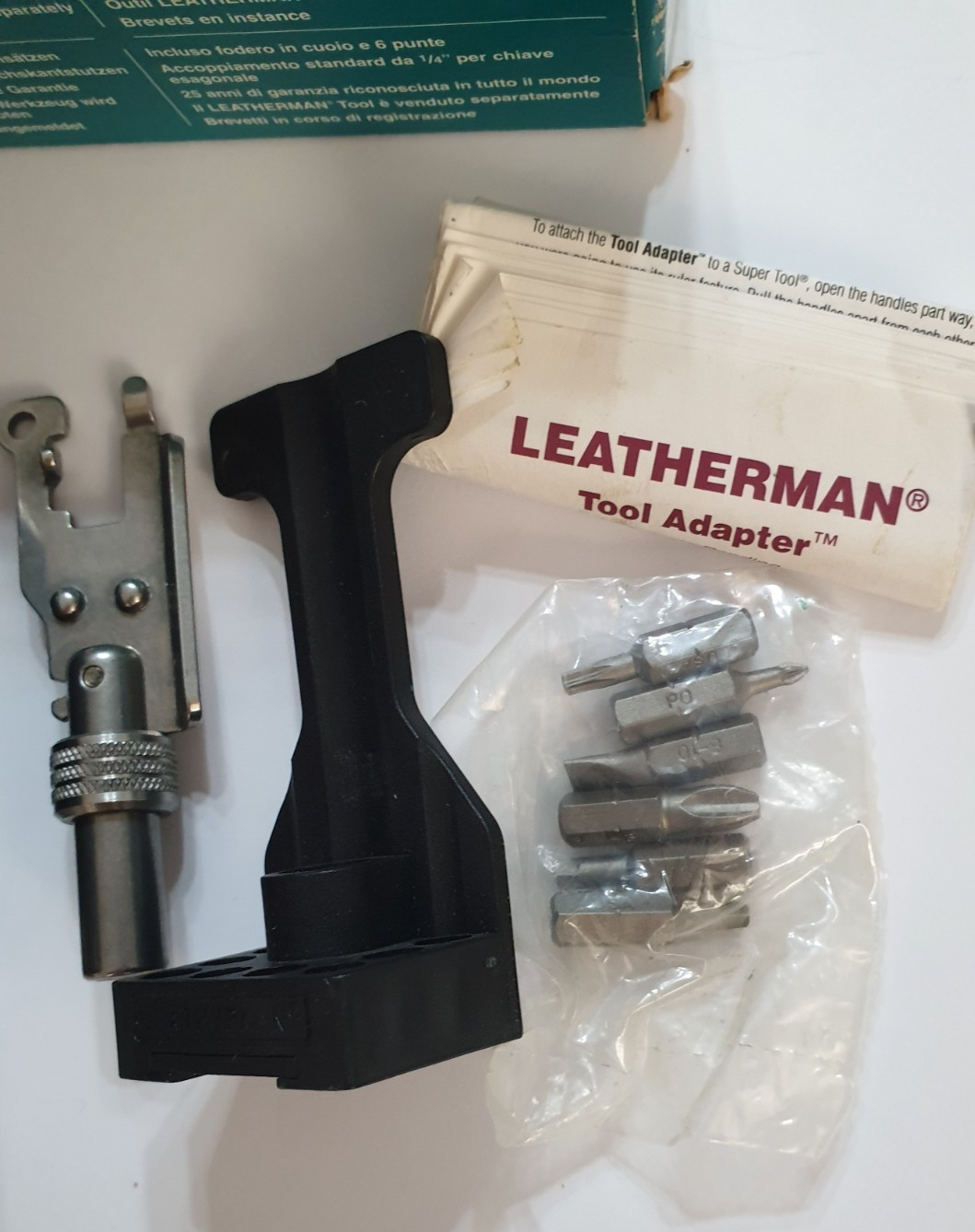 🔥 Leatherman Tool Adapter Bits Retired Set For OG Wave PST Super Tool New InBox