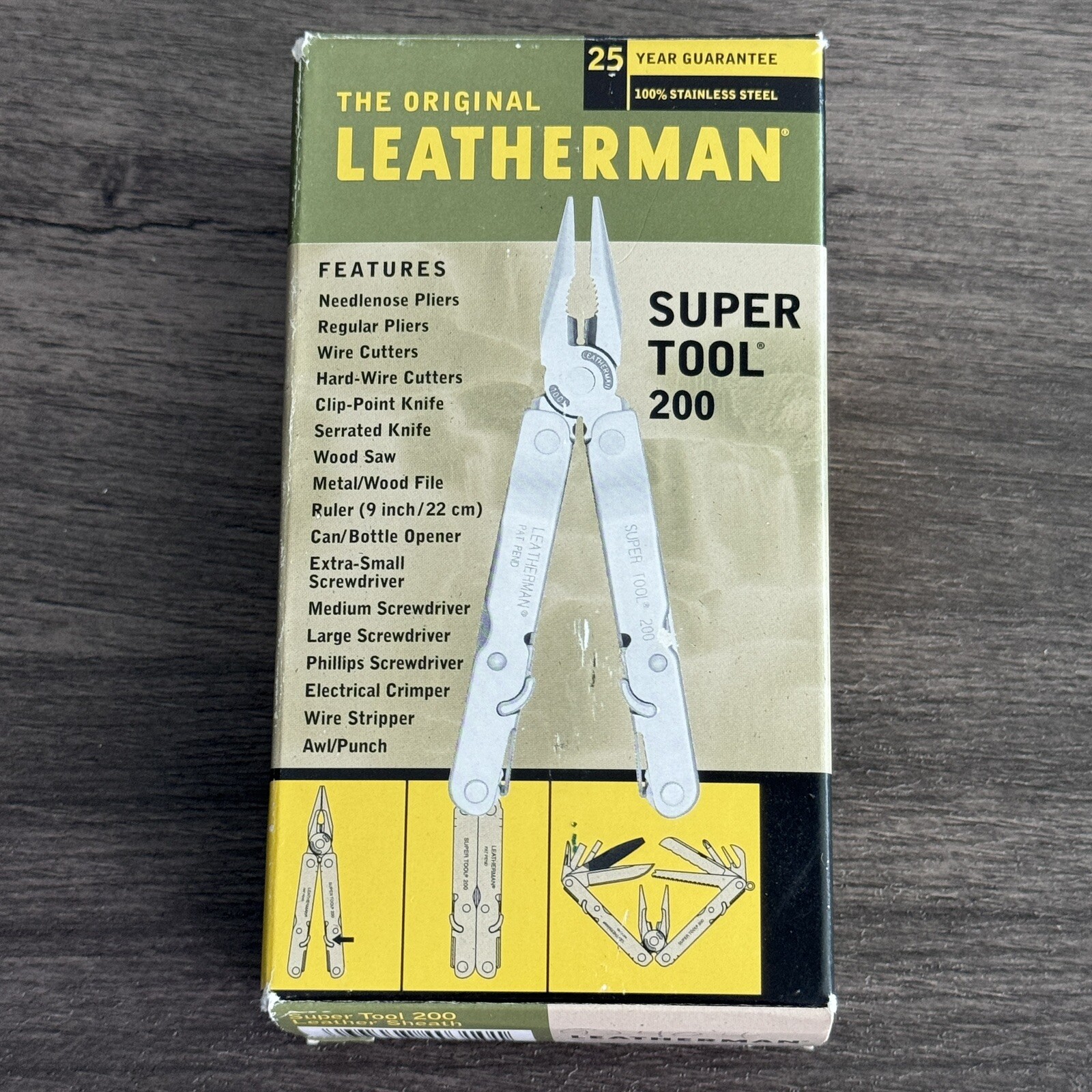Leatherman Super Tool 200 Multitool Leatherman 2nd generation Super Tool