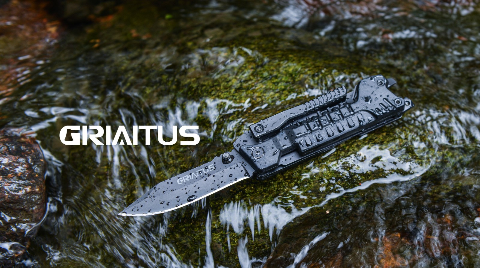17-in-1 Multitool Knife with Fire Starter, Screwdrivers, Whistle & More – Campin