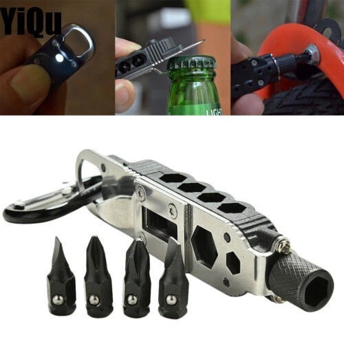 New Multifunction Tactical EDC Mini Pocket Knife Survival Multitool Keychain