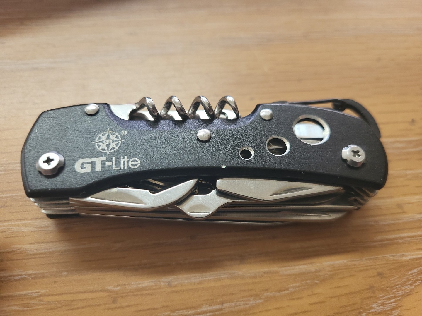 1pcs 11-in-1 Multitool Folding Knife Compact Swiss Survival Pocket Tool Sheath