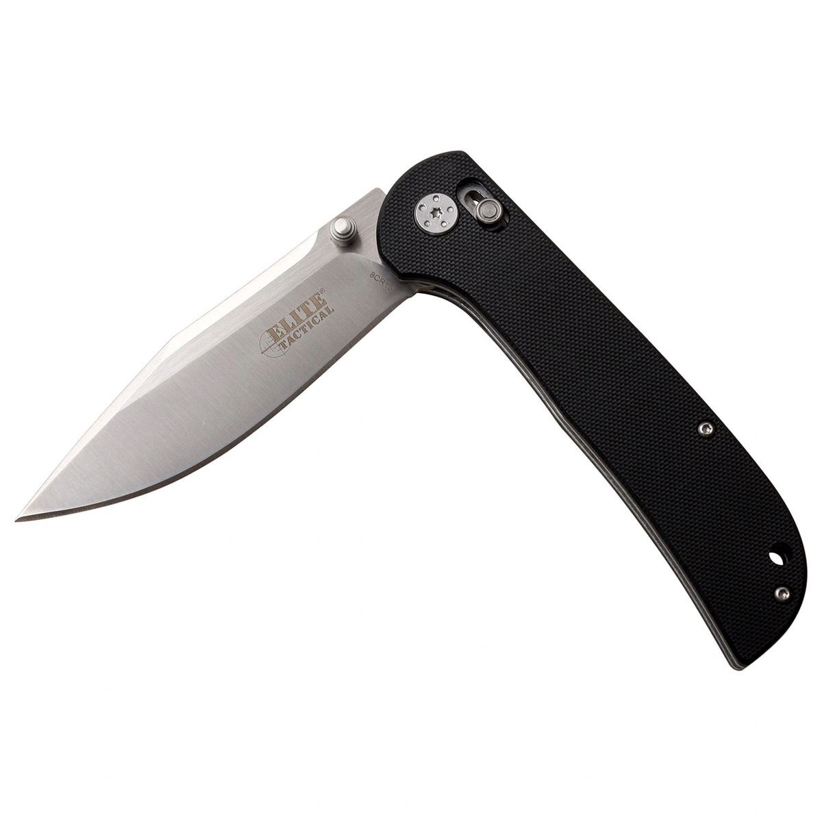 Elite Tactical – 3.95 inch Tanto, 8.95 inches overall Folding Knife – ET-1028BK