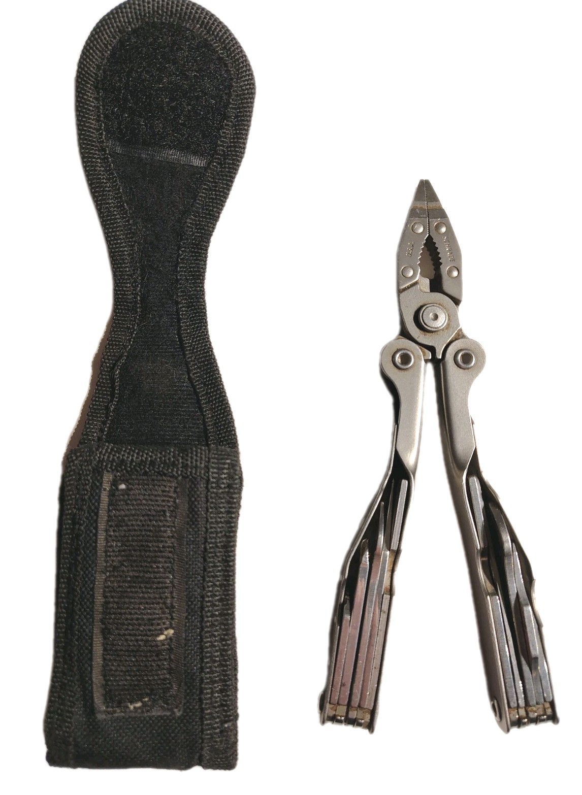 Vintage 90s Schrade USA Tough Tool Folding Multi-Tool Pliers (See Description)