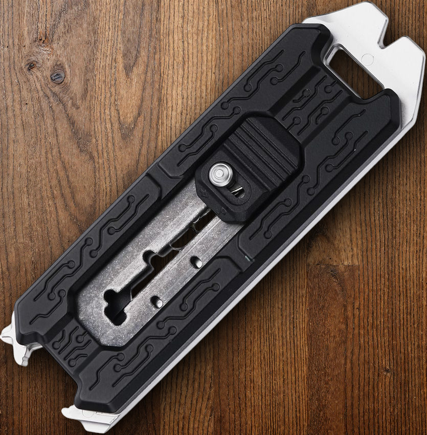NexTool Explorer E20 Multi Tool w/Replaceable SK5 Blade Black Aluminum Handles
