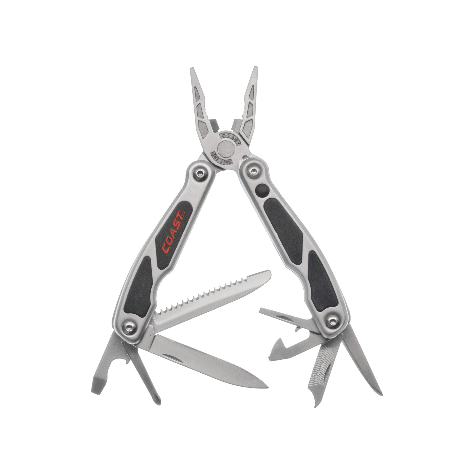 Coast C2899CP LED130 Silver Mini LED Multi-Tool 13-in-1 Pliers
