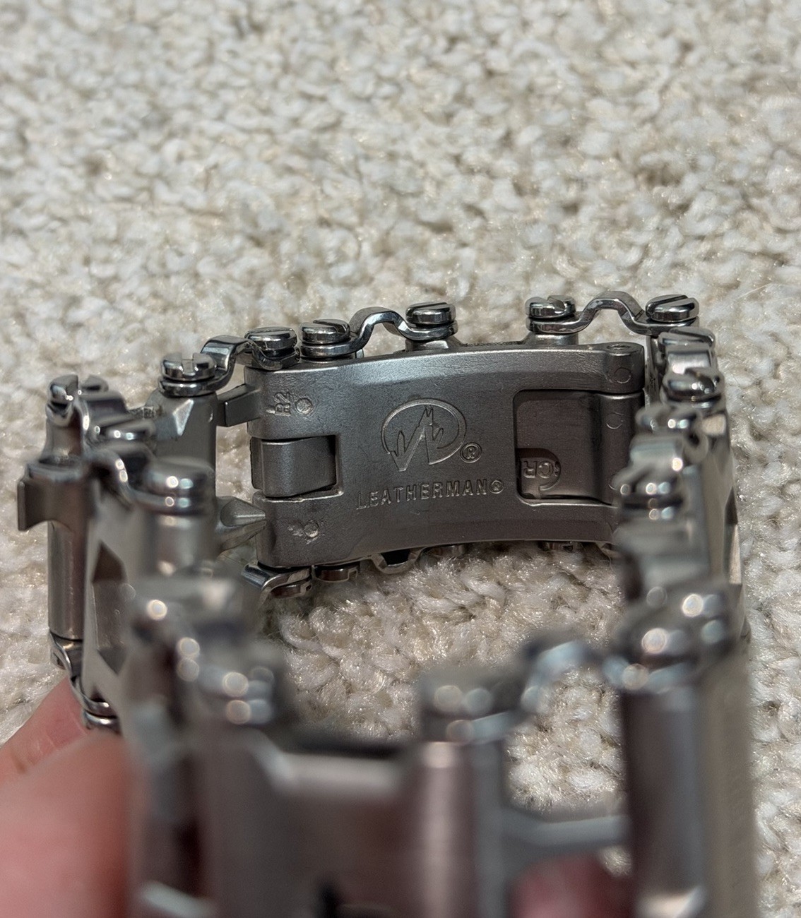 Original Leatherman Tread Multi-Tool Bracelet, Stainless Steel Silver