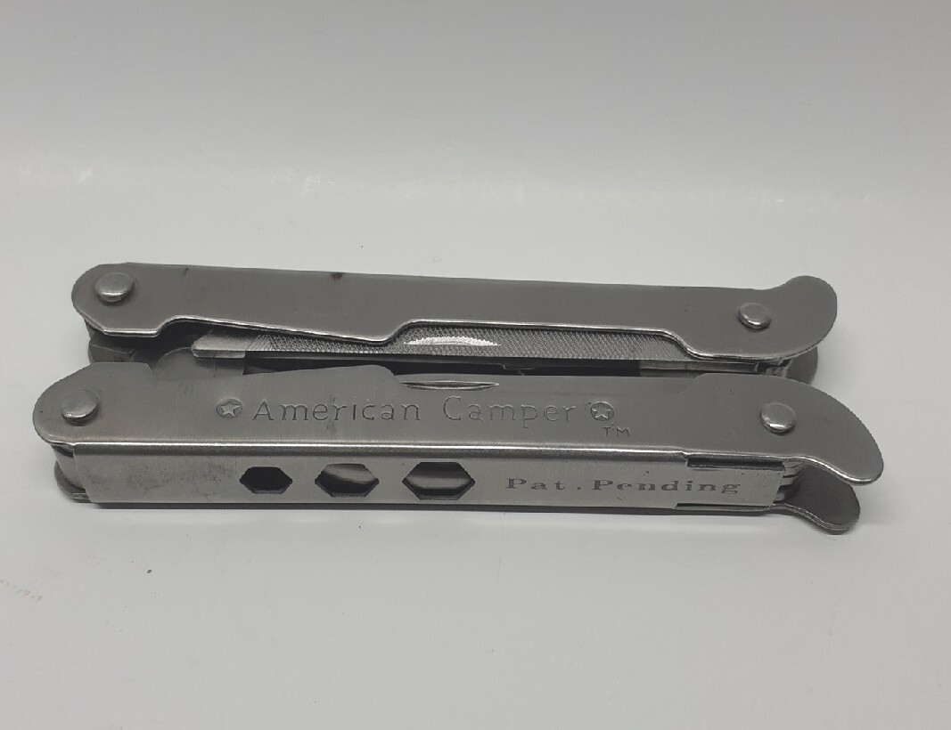American Camper 16-in-1 Multi-Tool Pliers Bottle & Can Opener Ruler Fish Scaler