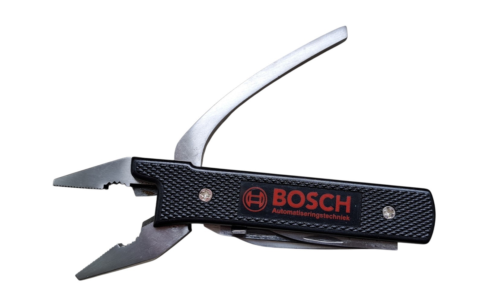 Vintage BOSCH Automatiseringstechniek Multi Tool Folding Pocket Knife Pliers w/