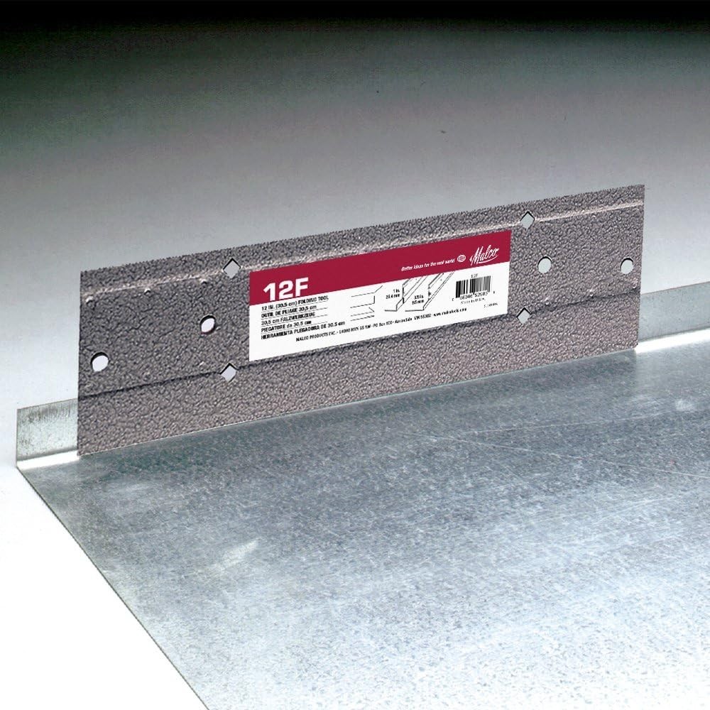 12 in Steel Folding Tool for HVAC Ductwork Ventilation Sheet Metal