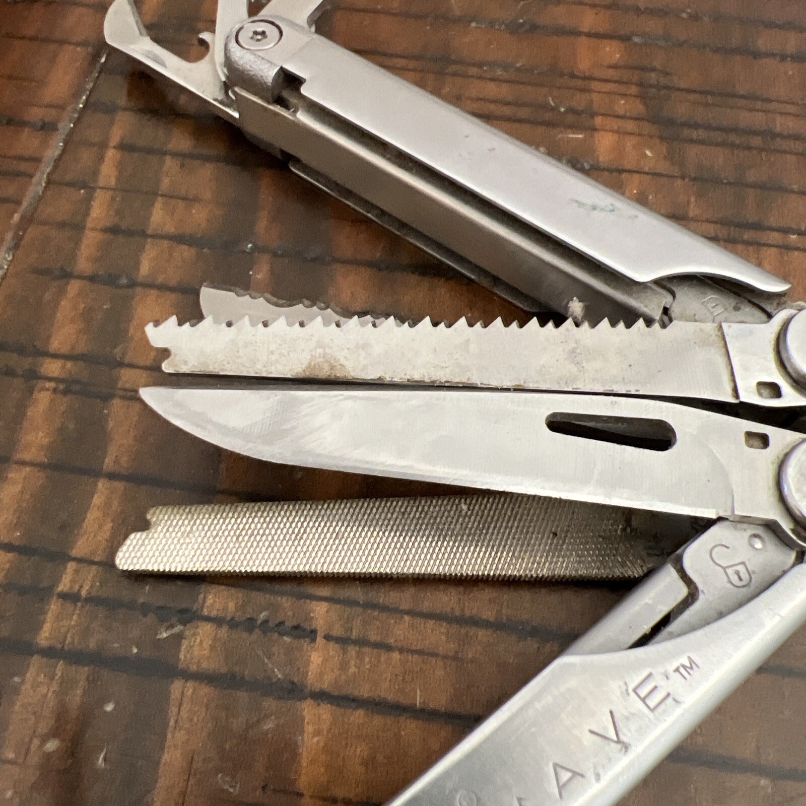 Leatherman Original Wave Leather Sheath Retired Collectable Pat Pend OG Rare New