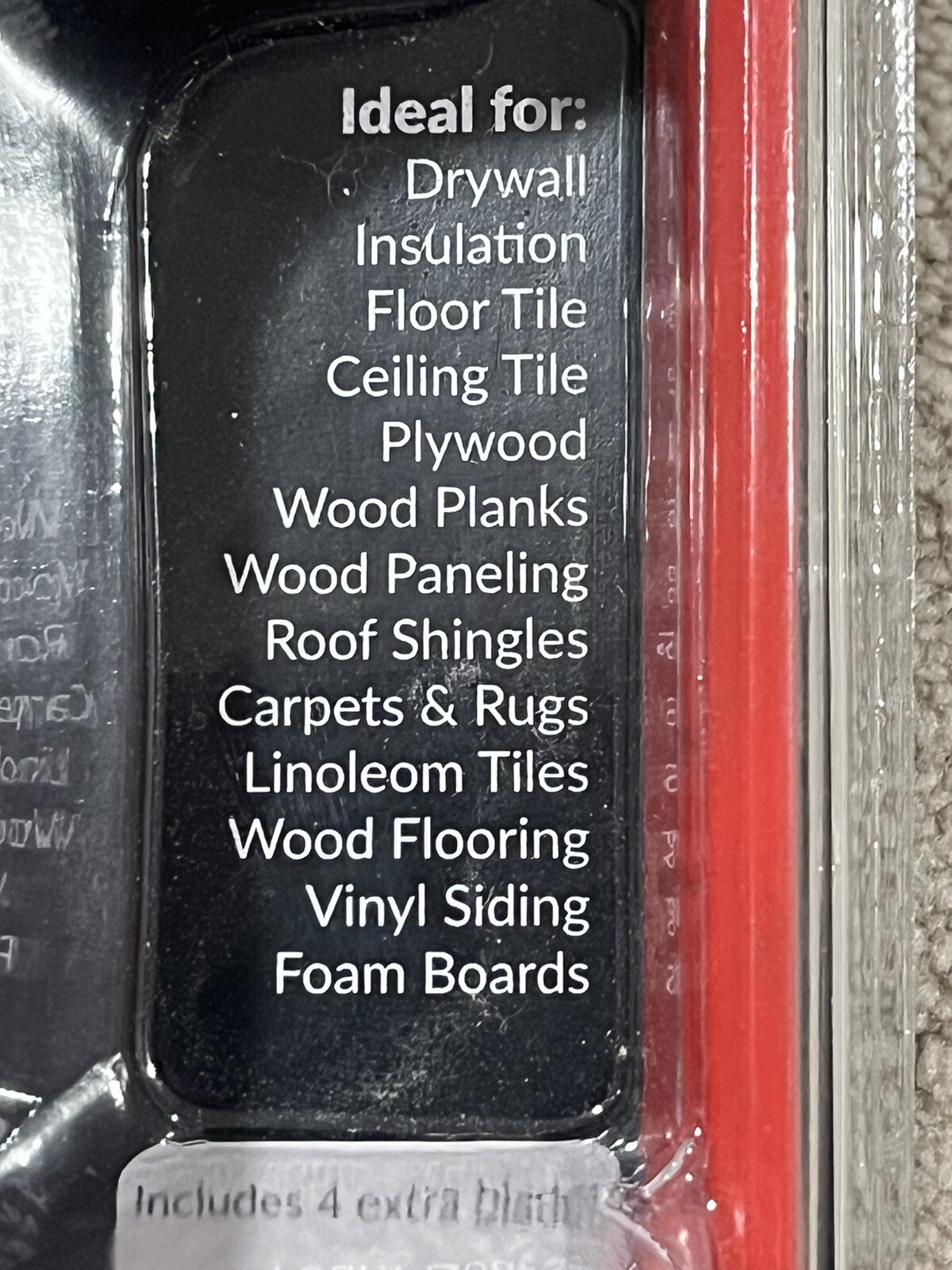 Drywall Axe All-in-One Tool W Measuring Tape and Utility Knife Factory Sealed