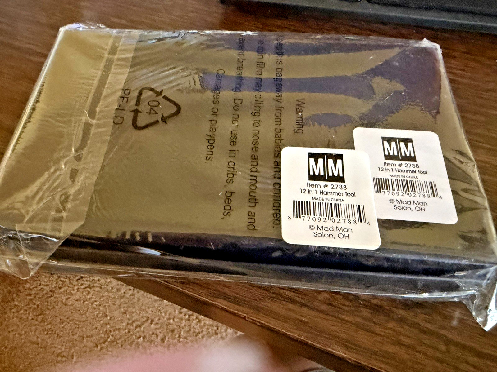 Mad Man 12-In-1 Hammer Time Utility Tool New sealed package