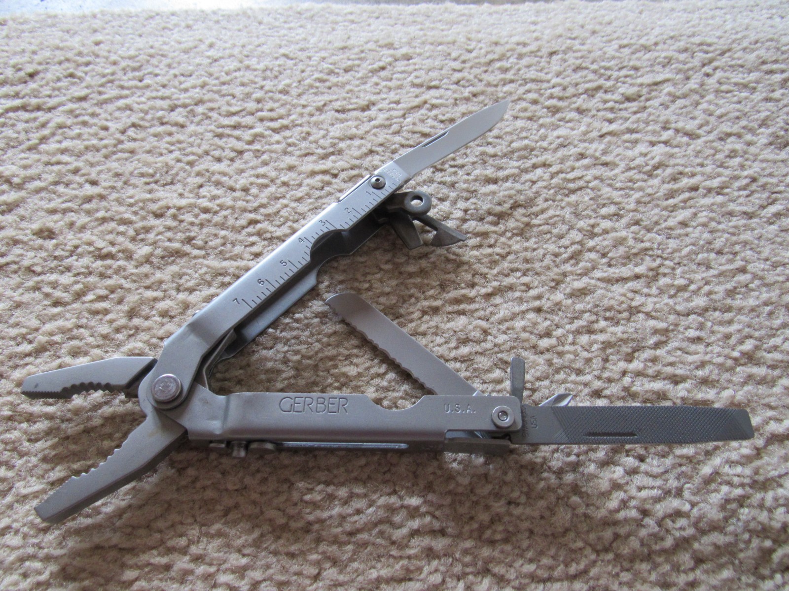 Gerber Multi-Plier Bluntnose – Matte Silver – No Locks – Pat. Pend. – Vtg. 90s