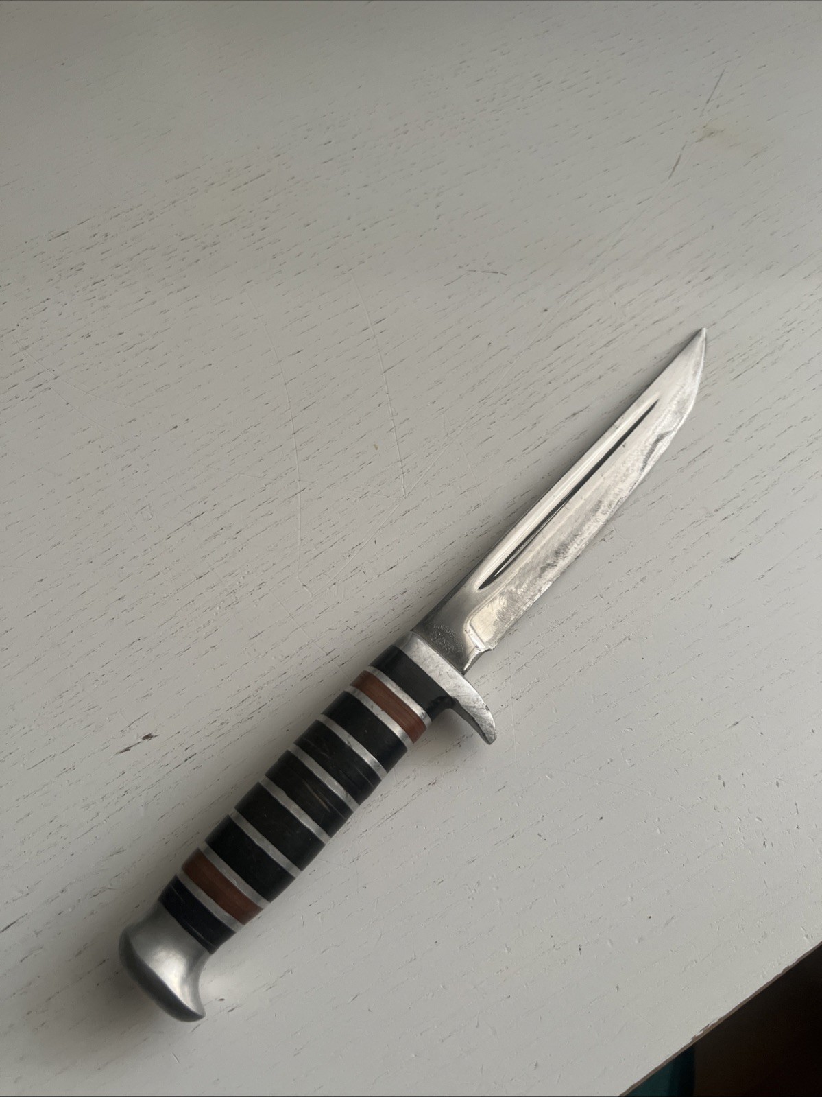 Hunting knife, driving knife, C. Jul. Herbertz Solingen Stainless Steel