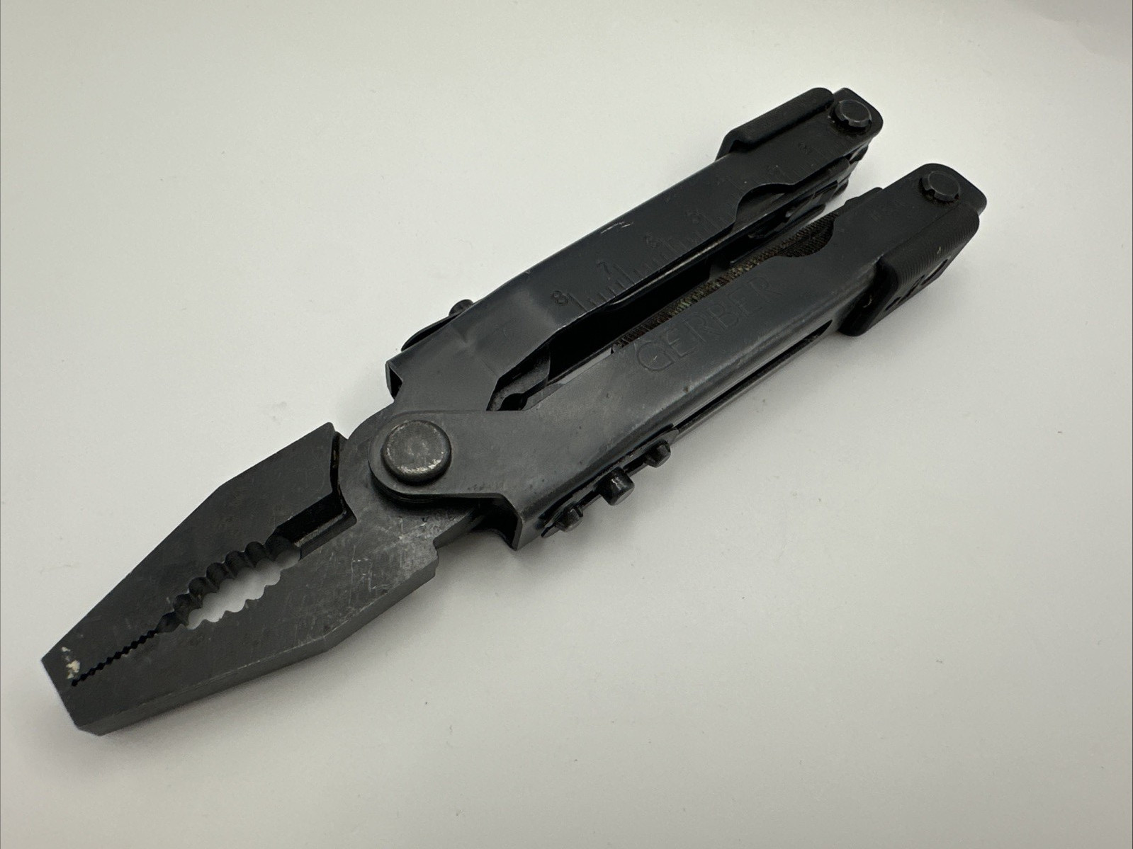 Vintage Gerber Black 10-in-1 Multi Tool Stainless Black with Simonds File