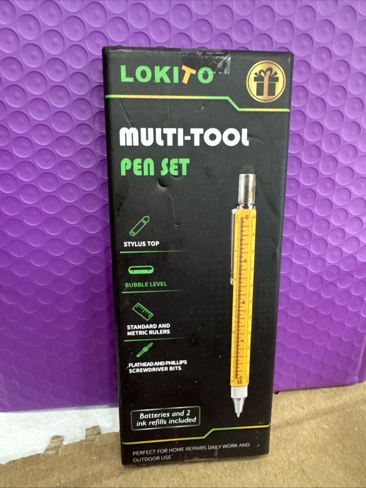 Lokito Multi-Tool Pen Set 4 in 1 Good for Home repairs