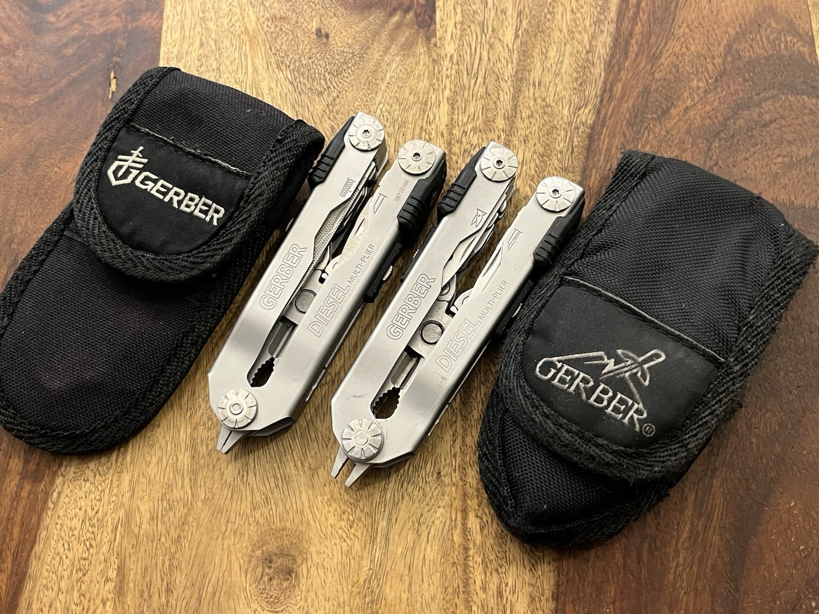 Gerber Multi Tool DIESEL SUPER Nice! w/Gerber Sheath TSA Confiscated (Lot Of 2)