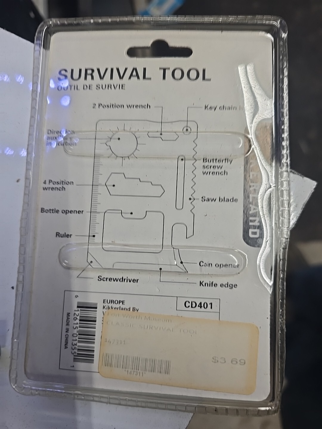 Kikkerland Classic Survival Tool, BRAND NEW!!