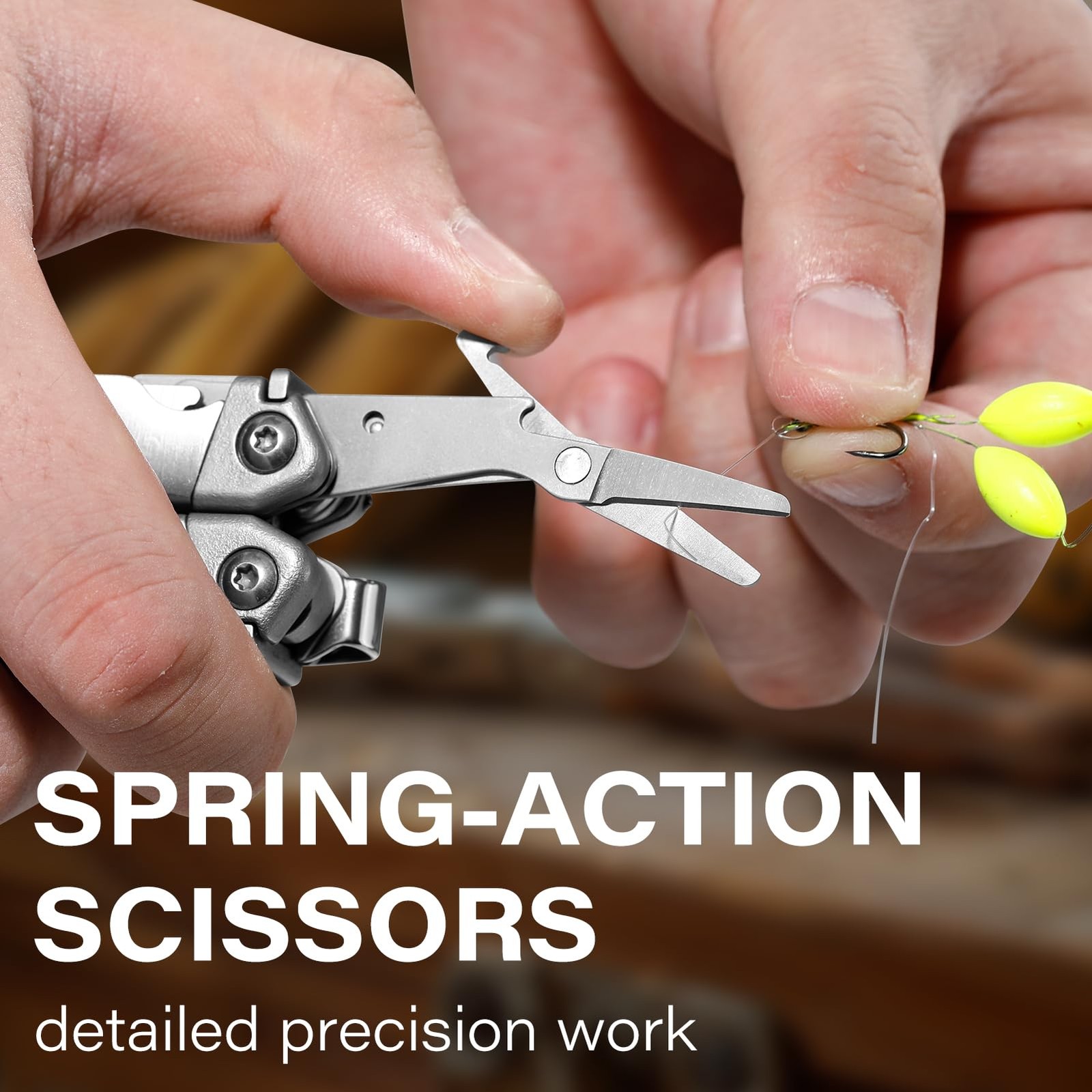 -21-in-1 Multitool with Pliers & Tungsten Carbide Cutters–Spring-Assisted Sci…