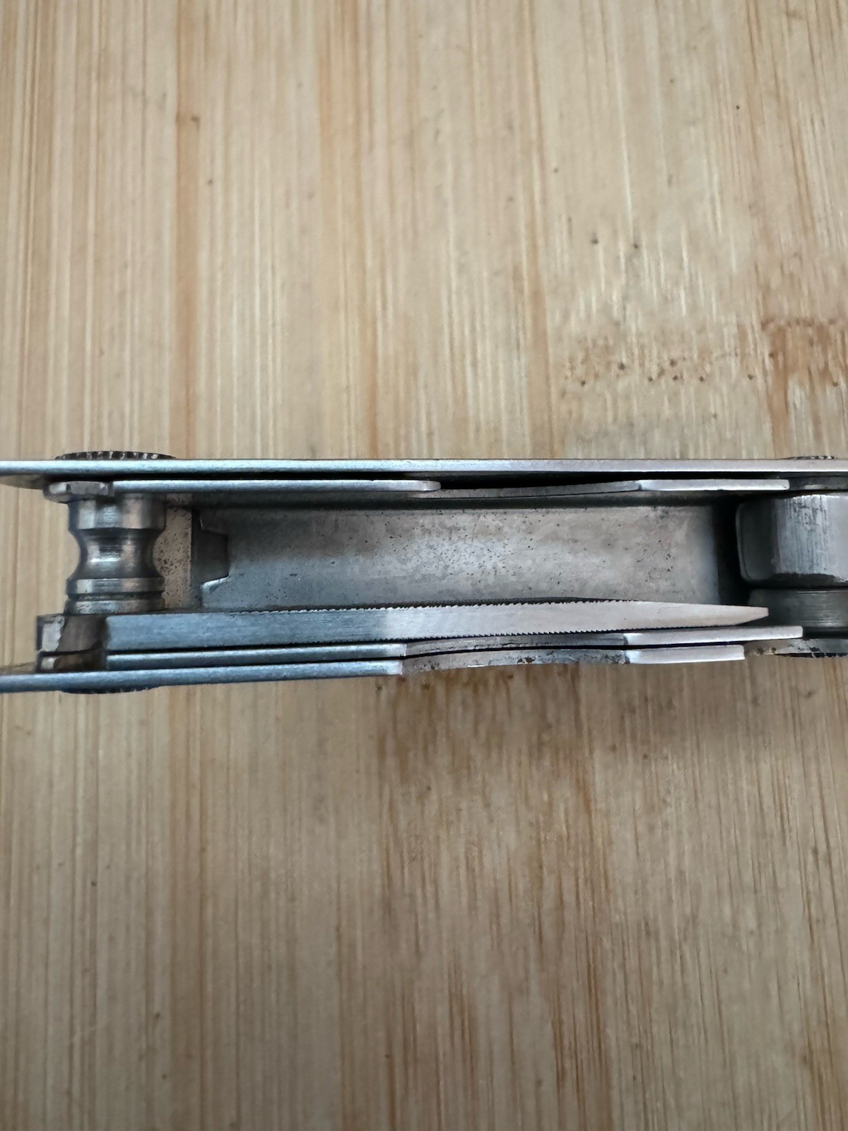 Leatherman MINI TOOL multitool. Variant w/US PAT PEND on Both Sides