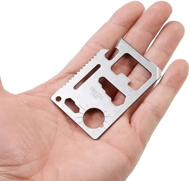 Ultimate 11-in-1 Survival Tool: Pocket-Sized Multi-Tool for Outdoor Adventures