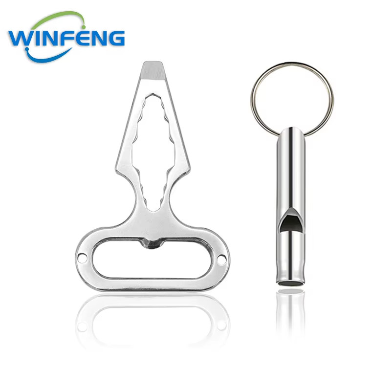 Multi-Functional Self Defense EDC Tools Keychain Wrench Bottle Opener Emergency