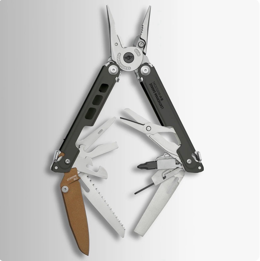Gray Leatherman Garage Batch #005 40th Anniversary Tool – Brand New – IN HAND