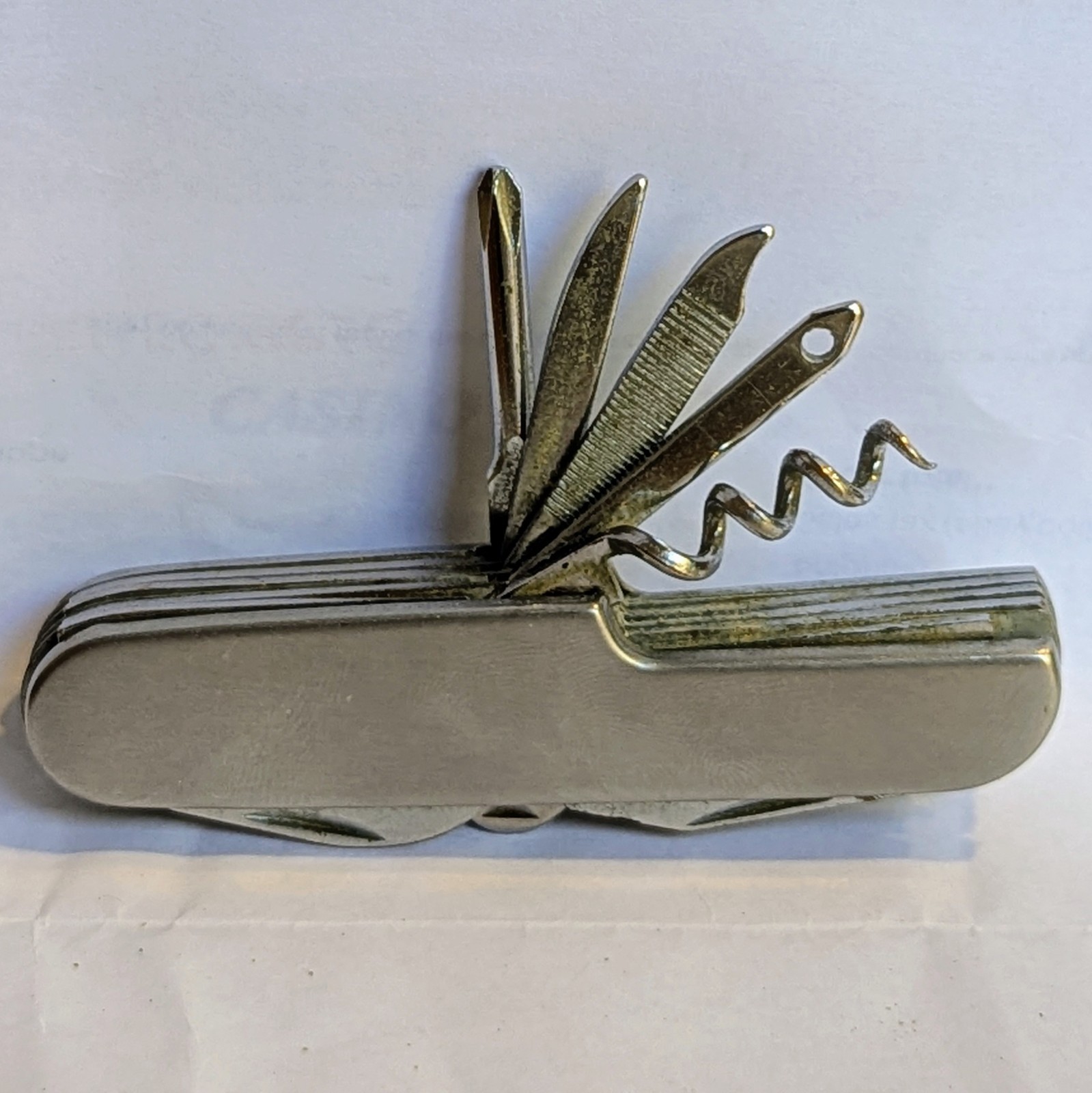 14-Function Multifunction Stainless Steel Pocket Knife with 11 Flip-out Tools