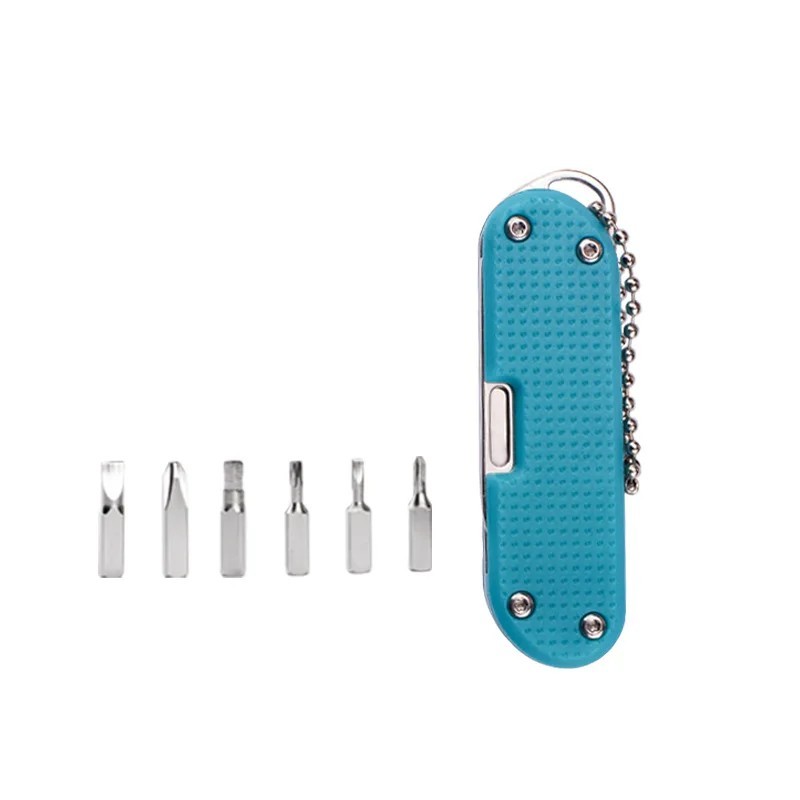 Folding Knife Screwdriver Keychain Tool Stainless Steel