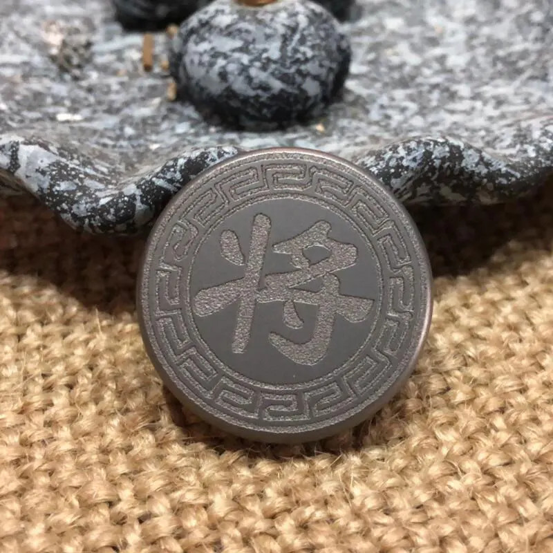 Smiley Forget Worry Stone Office Leisure Decompression Toys Adult EDC Metal Toys
