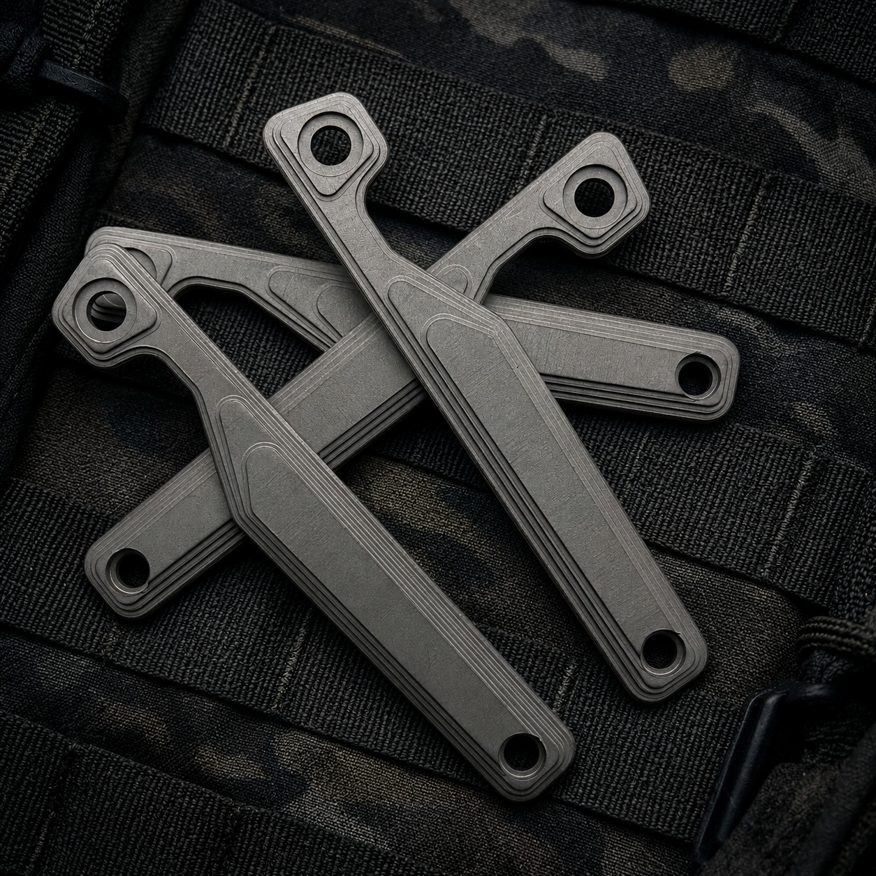 Titanium Scale Plates For Leatherman Wave Alpha Multitool Handle Overlay Mod