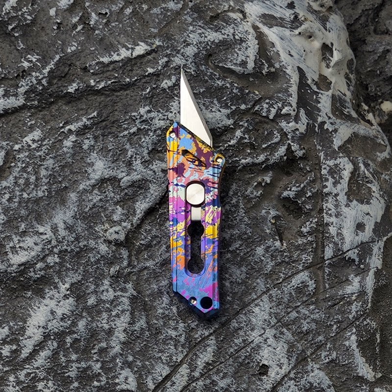 Titanium alloy EDC push up Tool Simple and practical
