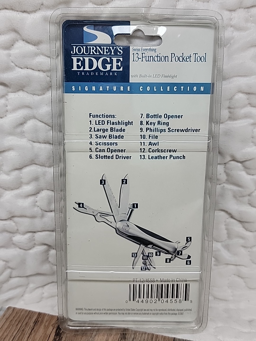 Journey’s Edge 13 Function Pocket Knife Multi-tool New In Package