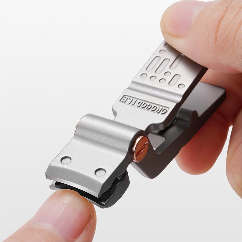Hot Stainless Steel Nail Clipper EDC Large Opening Splash Proof Nail Care Tools