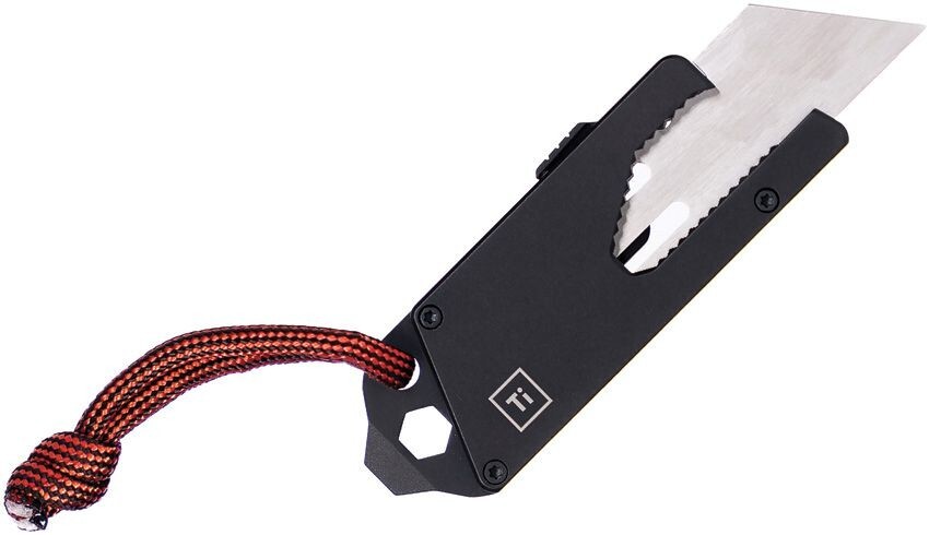 Big Idea Design Black TPT Slide EZ Pocket Tool Pocket Clip Titanium Construction
