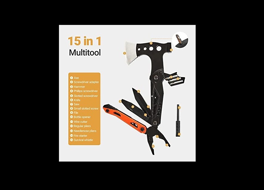 Sahara Sailor Multitool Survival Gear Outdoor Multi Tool | NEW | 15 in 1