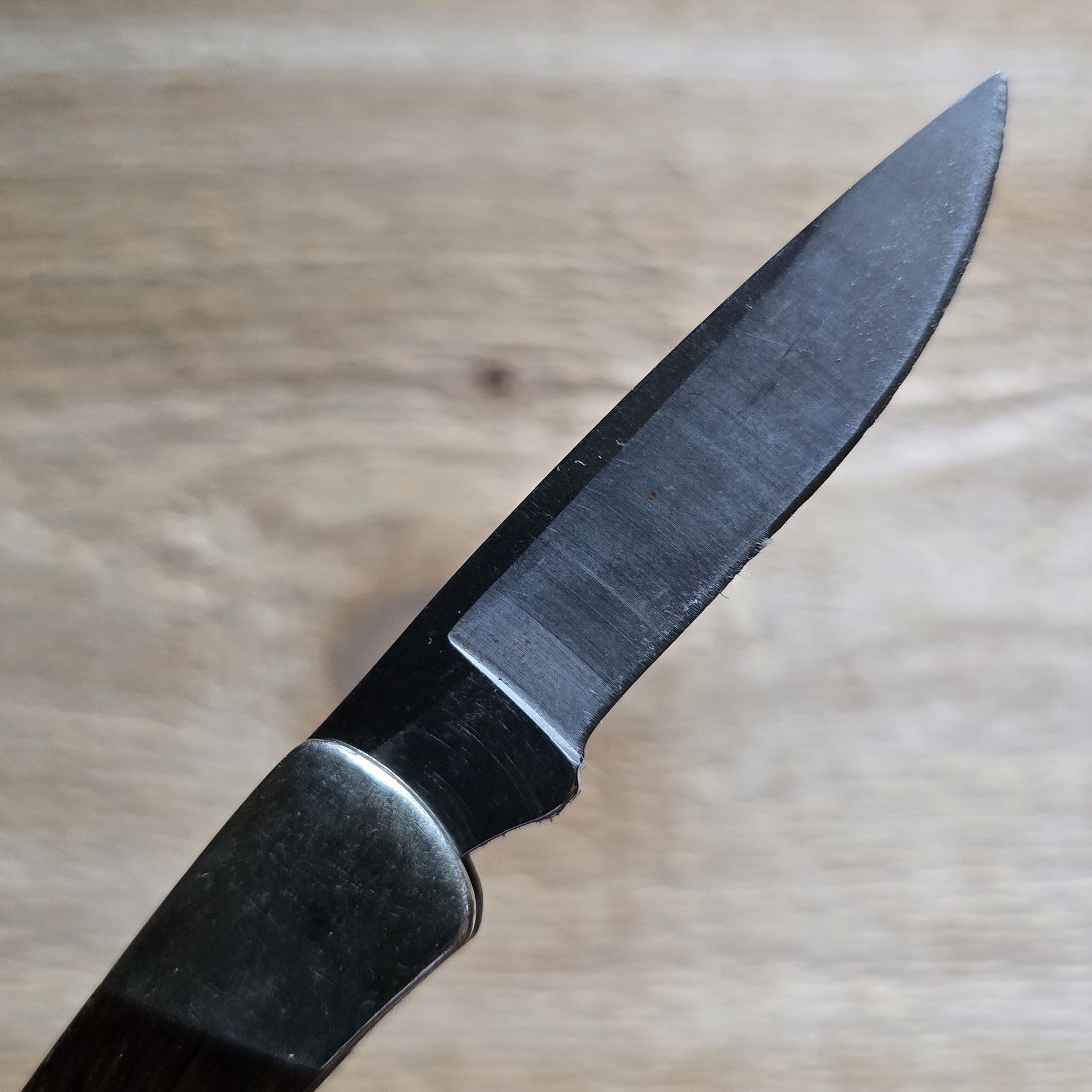 BUCK KNIVES PRINCE LOCKBACK POCKET KNIFE PLAIN EDGE WOOD HANDLE 2008