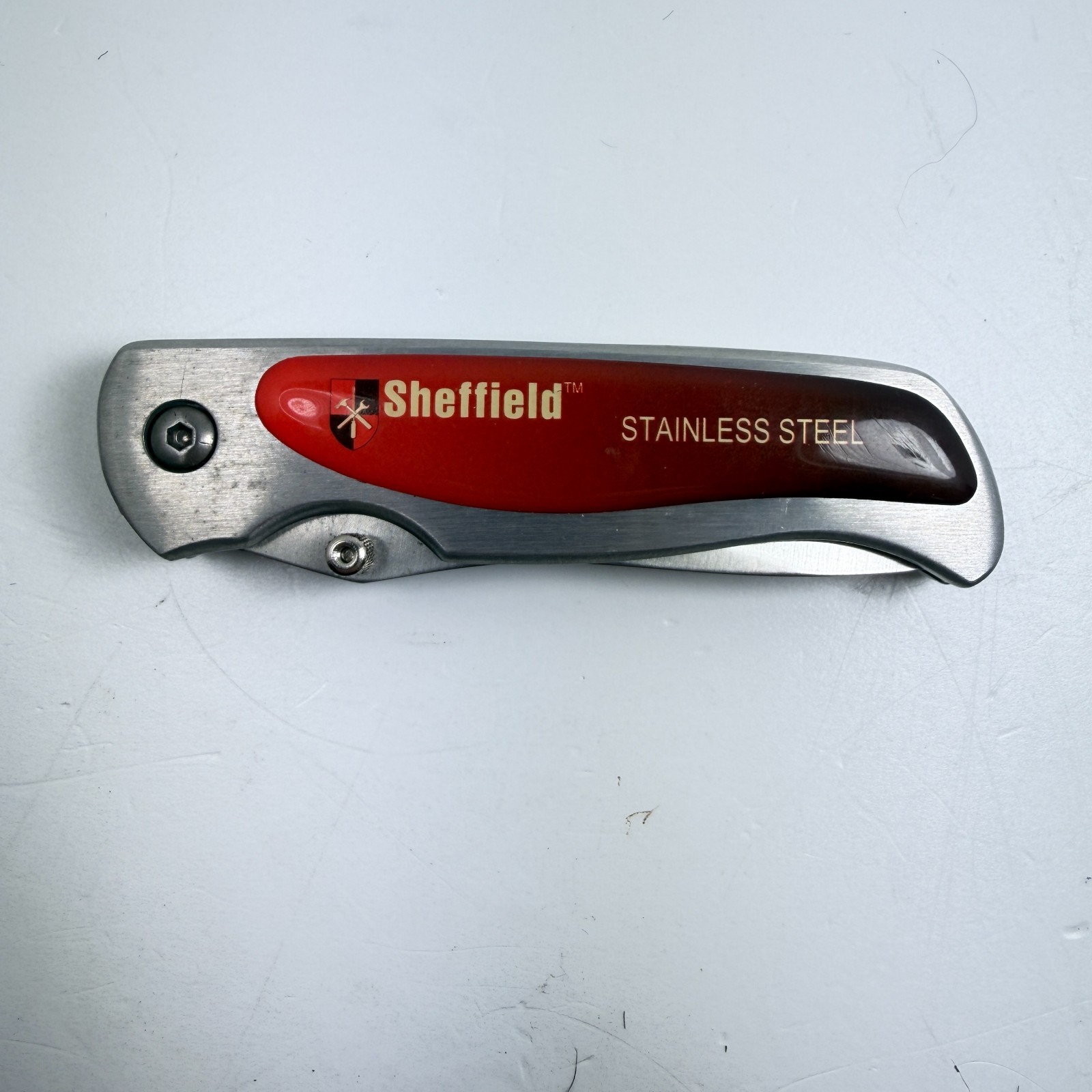 Sheffield Multi Tool Set w/ Flashlight AA Batteries & Carry Pouch Kit