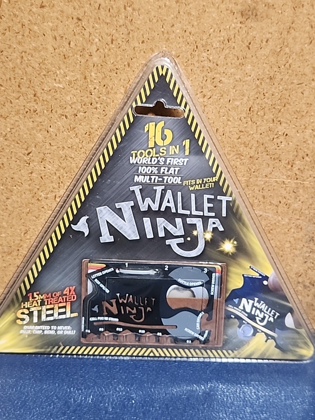 WALLET NINJA 16 Tools in 1 Flat Multi Tool, AS SEEN ON TV Fits in Wallet Seal