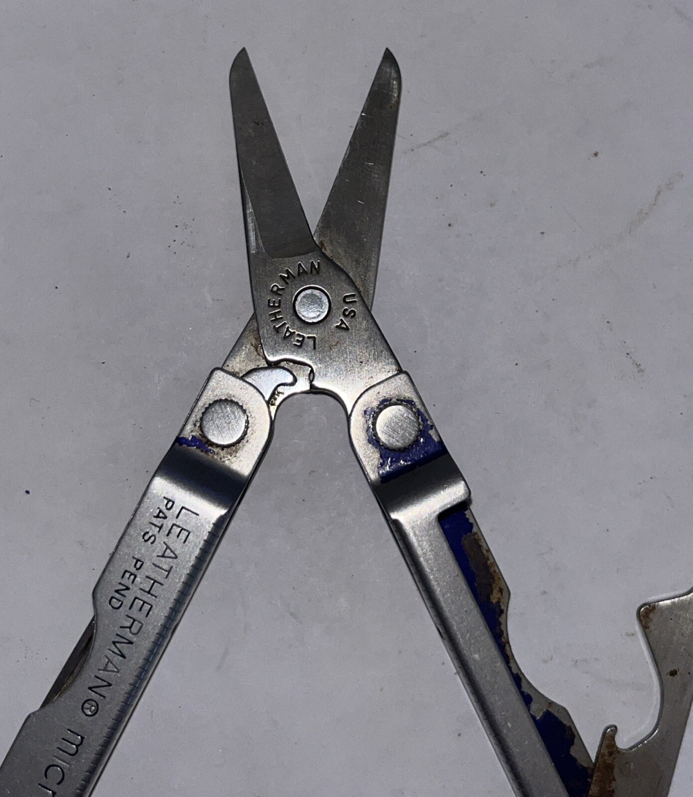 Leatherman Silver Micra Compact Scissors Hiking Back packing Multi-Tool
