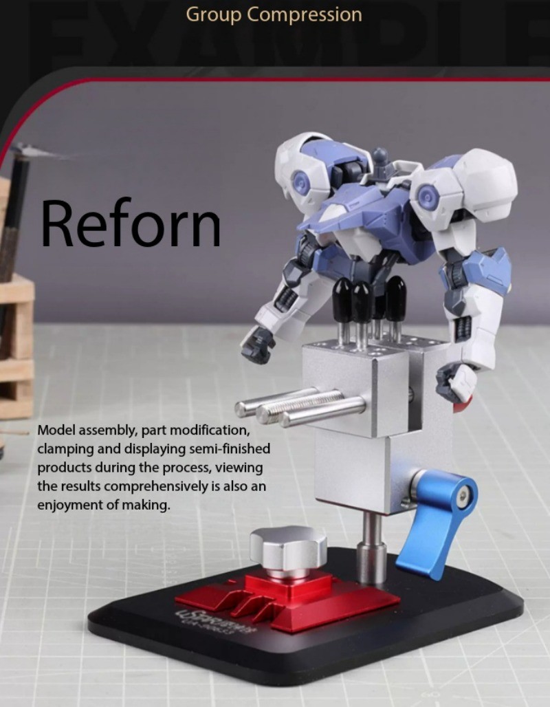 2-in-1 360° Universal Tool Holder Multi-Purpose High-Precision Workbench
