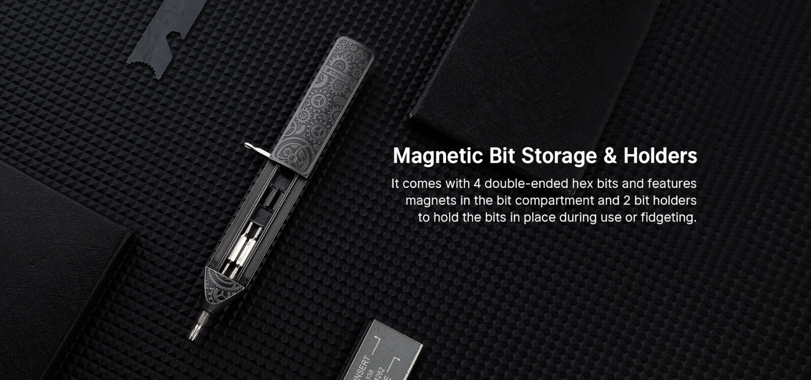Olight Otacle D2 Ti Gears Multi-Bit Driver w/Fidget Slider & Gear Etching Limite