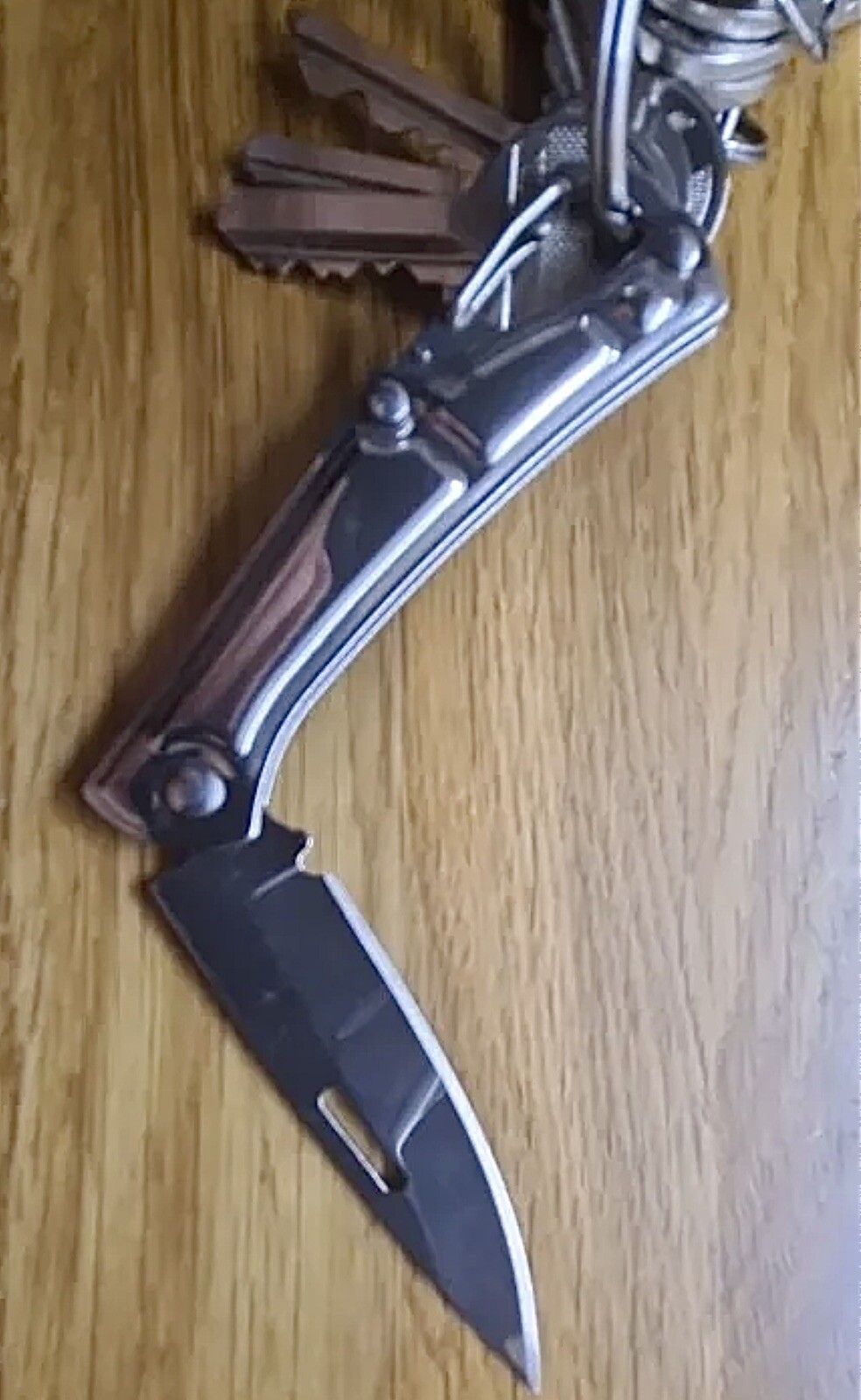 Small Folding Knife Survival Outdoor Tactical Pocket Knife Keychain, Hunting EDC