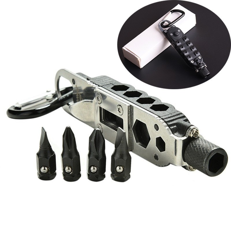 New Multifunction Tactical EDC Mini Pocket Knife Survival Multitool Keychain