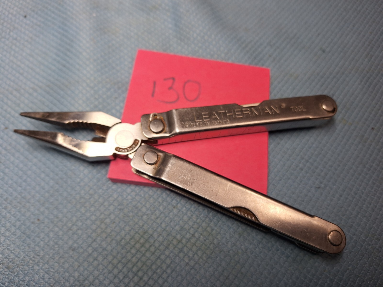 2 RARE LEATHERMAN ORIGINAL PST Multi Tools Knife BIG LETTERS Lot 130